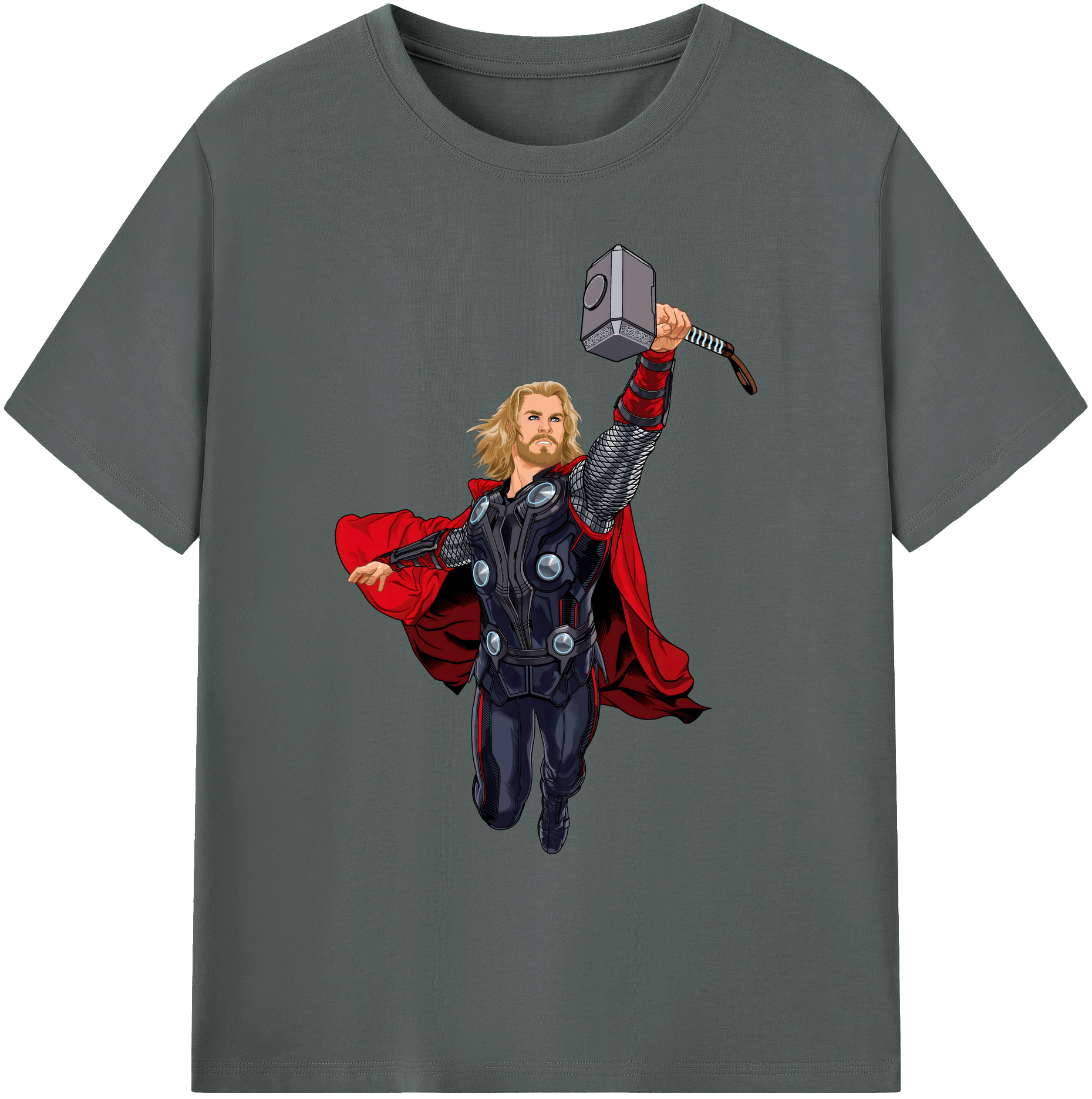 （画像用） アベンジャーズ The Avengers 綿100％ メンズ半袖Tシャツ｜肌触りやわらか＆通気性